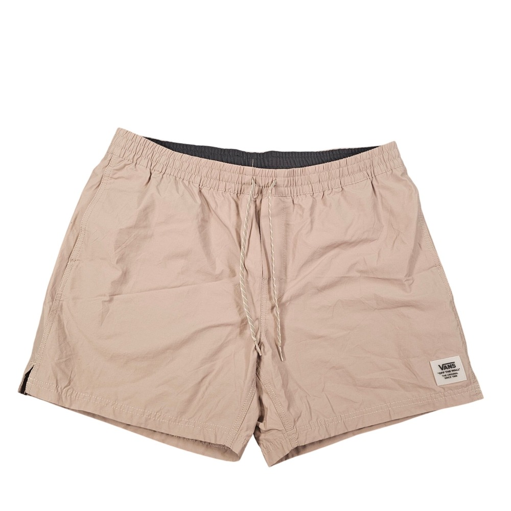 Vans Mens Primary Volley Shorts Tan Khaki Relaxed Fit VN000FPHYEH XL